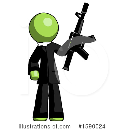 Royalty-Free (RF) Green Design Mascot Clipart Illustration by Leo Blanchette - Stock Sample #1590024