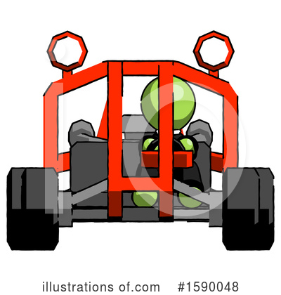 Royalty-Free (RF) Green Design Mascot Clipart Illustration by Leo Blanchette - Stock Sample #1590048
