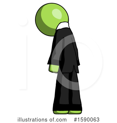 Royalty-Free (RF) Green Design Mascot Clipart Illustration by Leo Blanchette - Stock Sample #1590063