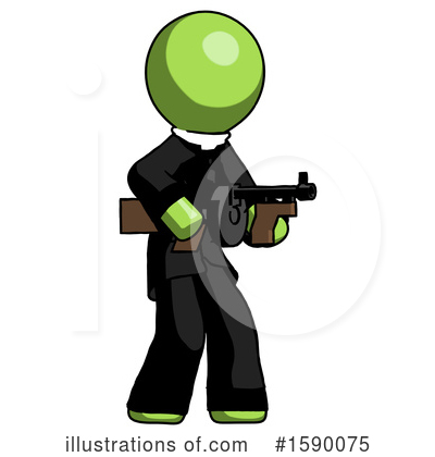 Royalty-Free (RF) Green Design Mascot Clipart Illustration by Leo Blanchette - Stock Sample #1590075