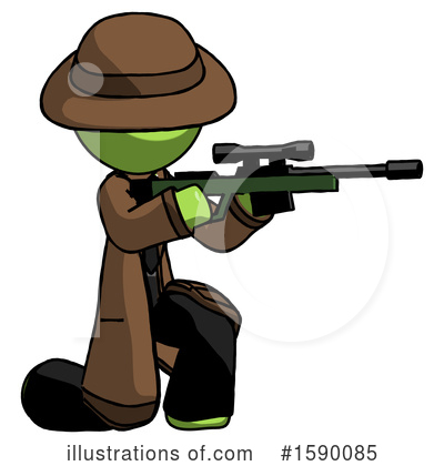 Royalty-Free (RF) Green Design Mascot Clipart Illustration by Leo Blanchette - Stock Sample #1590085