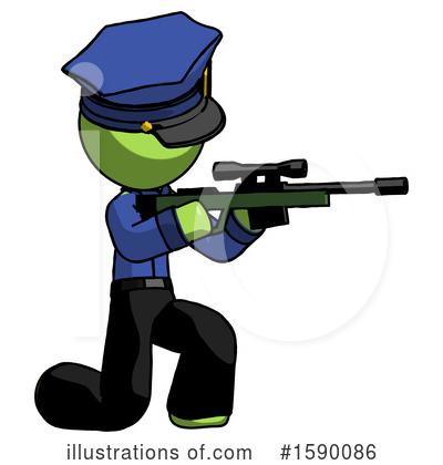 Royalty-Free (RF) Green Design Mascot Clipart Illustration by Leo Blanchette - Stock Sample #1590086