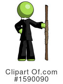 Green Design Mascot Clipart #1590090 by Leo Blanchette