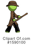 Green Design Mascot Clipart #1590100 by Leo Blanchette