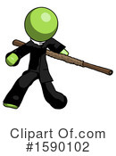 Green Design Mascot Clipart #1590102 by Leo Blanchette