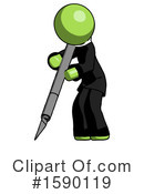 Green Design Mascot Clipart #1590119 by Leo Blanchette