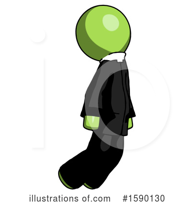 Royalty-Free (RF) Green Design Mascot Clipart Illustration by Leo Blanchette - Stock Sample #1590130