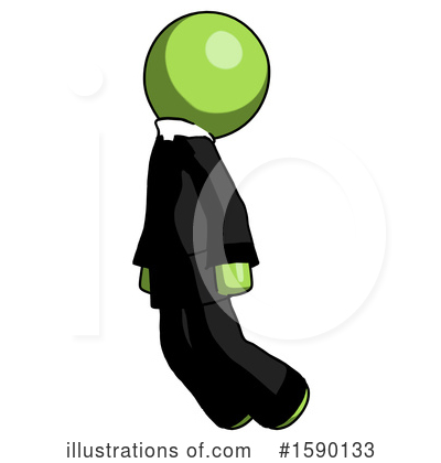 Royalty-Free (RF) Green Design Mascot Clipart Illustration by Leo Blanchette - Stock Sample #1590133
