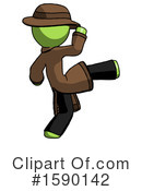 Green Design Mascot Clipart #1590142 by Leo Blanchette