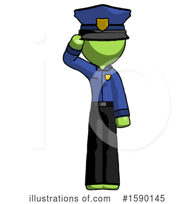 Royalty-Free (RF) Green Design Mascot Clipart Illustration by Leo Blanchette - Stock Sample #1590145