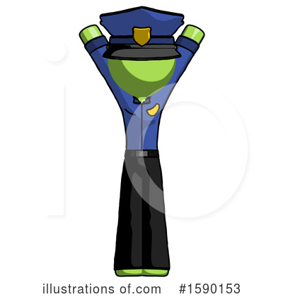 Royalty-Free (RF) Green Design Mascot Clipart Illustration by Leo Blanchette - Stock Sample #1590153
