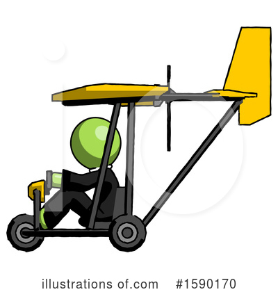 Royalty-Free (RF) Green Design Mascot Clipart Illustration by Leo Blanchette - Stock Sample #1590170