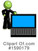 Green Design Mascot Clipart #1590179 by Leo Blanchette