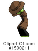 Green Design Mascot Clipart #1590211 by Leo Blanchette