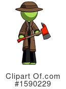 Green Design Mascot Clipart #1590229 by Leo Blanchette