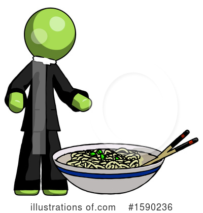 Royalty-Free (RF) Green Design Mascot Clipart Illustration by Leo Blanchette - Stock Sample #1590236