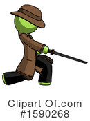 Green Design Mascot Clipart #1590268 by Leo Blanchette