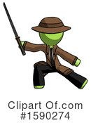 Green Design Mascot Clipart #1590274 by Leo Blanchette
