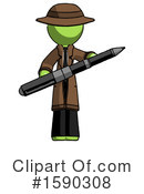 Green Design Mascot Clipart #1590308 by Leo Blanchette