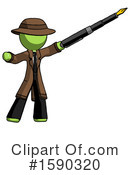 Green Design Mascot Clipart #1590320 by Leo Blanchette