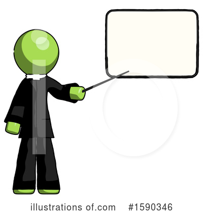 Royalty-Free (RF) Green Design Mascot Clipart Illustration by Leo Blanchette - Stock Sample #1590346