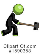 Green Design Mascot Clipart #1590358 by Leo Blanchette