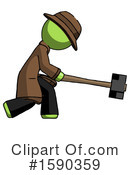 Green Design Mascot Clipart #1590359 by Leo Blanchette