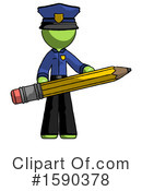 Green Design Mascot Clipart #1590378 by Leo Blanchette