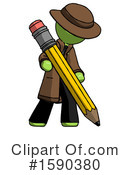 Green Design Mascot Clipart #1590380 by Leo Blanchette