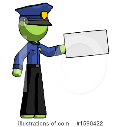 Royalty-Free (RF) Green Design Mascot Clipart Illustration by Leo Blanchette - Stock Sample #1590422