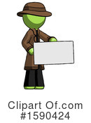 Green Design Mascot Clipart #1590424 by Leo Blanchette