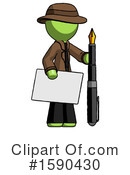 Green Design Mascot Clipart #1590430 by Leo Blanchette