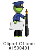 Green Design Mascot Clipart #1590431 by Leo Blanchette