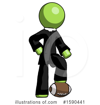 Royalty-Free (RF) Green Design Mascot Clipart Illustration by Leo Blanchette - Stock Sample #1590441
