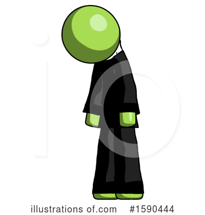 Royalty-Free (RF) Green Design Mascot Clipart Illustration by Leo Blanchette - Stock Sample #1590444