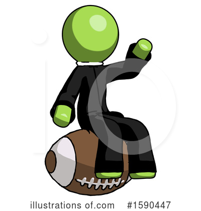Royalty-Free (RF) Green Design Mascot Clipart Illustration by Leo Blanchette - Stock Sample #1590447