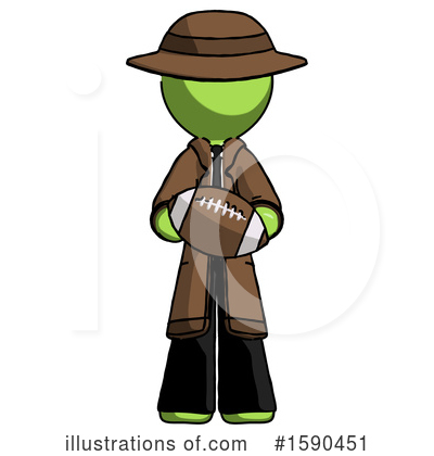 Royalty-Free (RF) Green Design Mascot Clipart Illustration by Leo Blanchette - Stock Sample #1590451