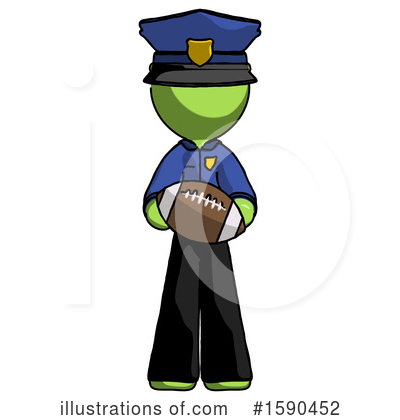 Royalty-Free (RF) Green Design Mascot Clipart Illustration by Leo Blanchette - Stock Sample #1590452