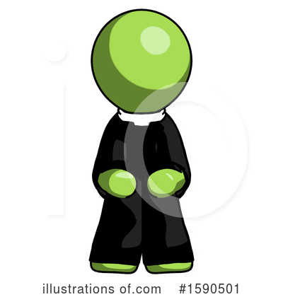 Royalty-Free (RF) Green Design Mascot Clipart Illustration by Leo Blanchette - Stock Sample #1590501