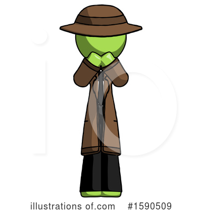 Royalty-Free (RF) Green Design Mascot Clipart Illustration by Leo Blanchette - Stock Sample #1590509