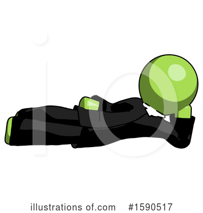 Royalty-Free (RF) Green Design Mascot Clipart Illustration by Leo Blanchette - Stock Sample #1590517