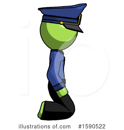 Royalty-Free (RF) Green Design Mascot Clipart Illustration by Leo Blanchette - Stock Sample #1590522