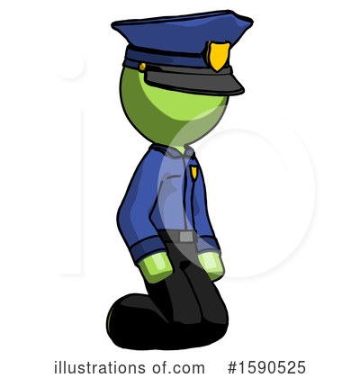 Royalty-Free (RF) Green Design Mascot Clipart Illustration by Leo Blanchette - Stock Sample #1590525