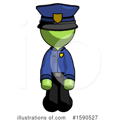 Royalty-Free (RF) Green Design Mascot Clipart Illustration by Leo Blanchette - Stock Sample #1590527
