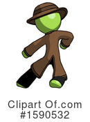 Green Design Mascot Clipart #1590532 by Leo Blanchette