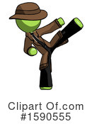 Green Design Mascot Clipart #1590555 by Leo Blanchette