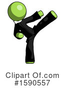 Green Design Mascot Clipart #1590557 by Leo Blanchette