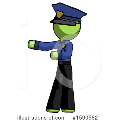 Royalty-Free (RF) Green Design Mascot Clipart Illustration by Leo Blanchette - Stock Sample #1590582