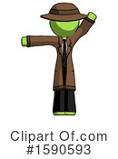 Green Design Mascot Clipart #1590593 by Leo Blanchette