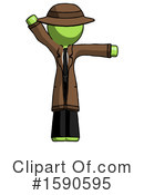 Green Design Mascot Clipart #1590595 by Leo Blanchette